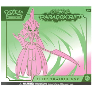 Pokémon Scarlet and Violet: Paradox RIFT: Elite Trainer Box - Iron Valiant - Brincatoys