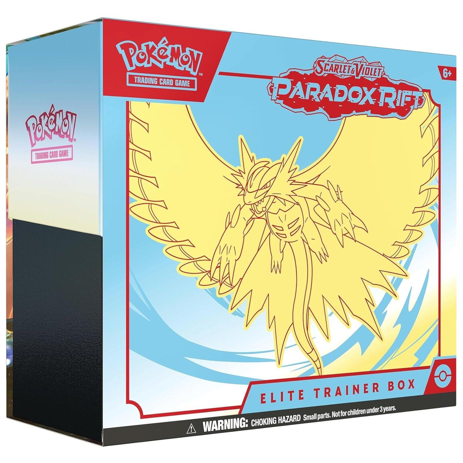 Pokémon Scarlet and Violet: Paradox RIFT: Elite Trainer Box - Roaring Moon - Brincatoys