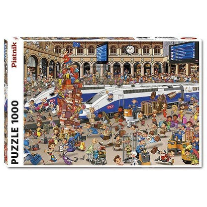 Introducing 1000 pc Train Station Puzzle with SKU 86556722 recommended for ages 12+