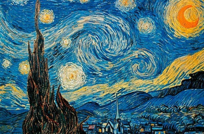 Introducing 1000 pc Puzzle -Starry Night- with SKU 864036321 recommended for ages 12+