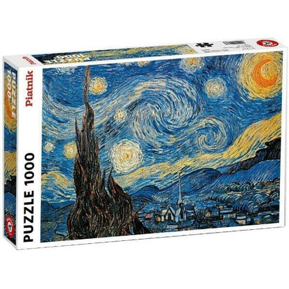 Introducing 1000 pc Puzzle -Starry Night- with SKU 864036321 recommended for ages 12+