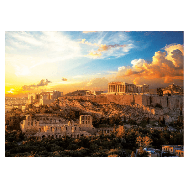Puzzle 1000 peças Acrópole de Atenas - Brincatoys