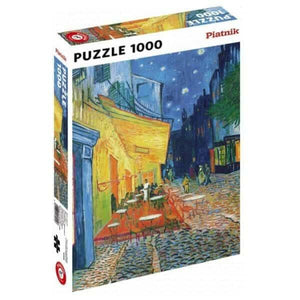 Puzzle 1000 peças Cafe Terrace at Night - Brincatoys