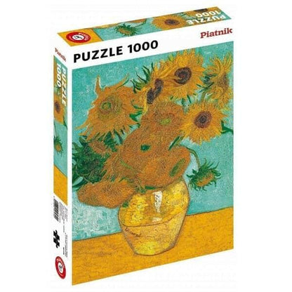 Introducing 1000 piece Van Gogh Sun Flowers Puzzle with SKU 866174021 recommended for ages 12+