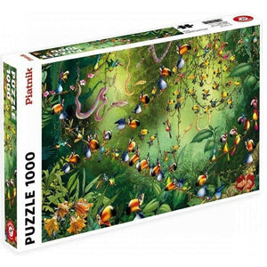 Puzzle 1000 peças Tucanos na Selva - Brincatoys
