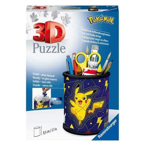 Puzzle 3D - Porta Lápis Pokémon - Brincatoys