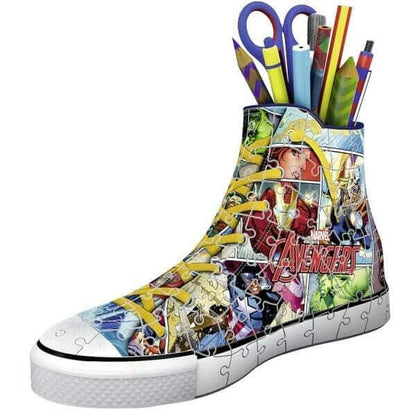 Introducing 3D Sneaker Avengers Puzzle with SKU 861211322 recommended for ages 3+