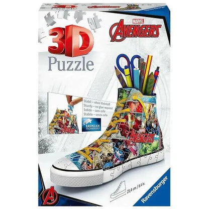 Introducing 3D Sneaker Avengers Puzzle with SKU 861211322 recommended for ages 3+