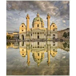 Puzzle A Igreja São Carlos, em Viena 1000 pçs - Brincatoys