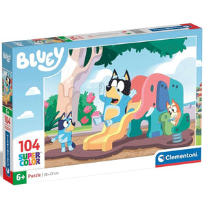 Puzzle Bluey e Bingo 104 peças - Brincatoys