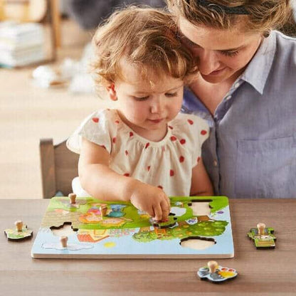 Introducing Peg Puzzle The Orchard with SKU 810443021 recommended for ages 12 months+