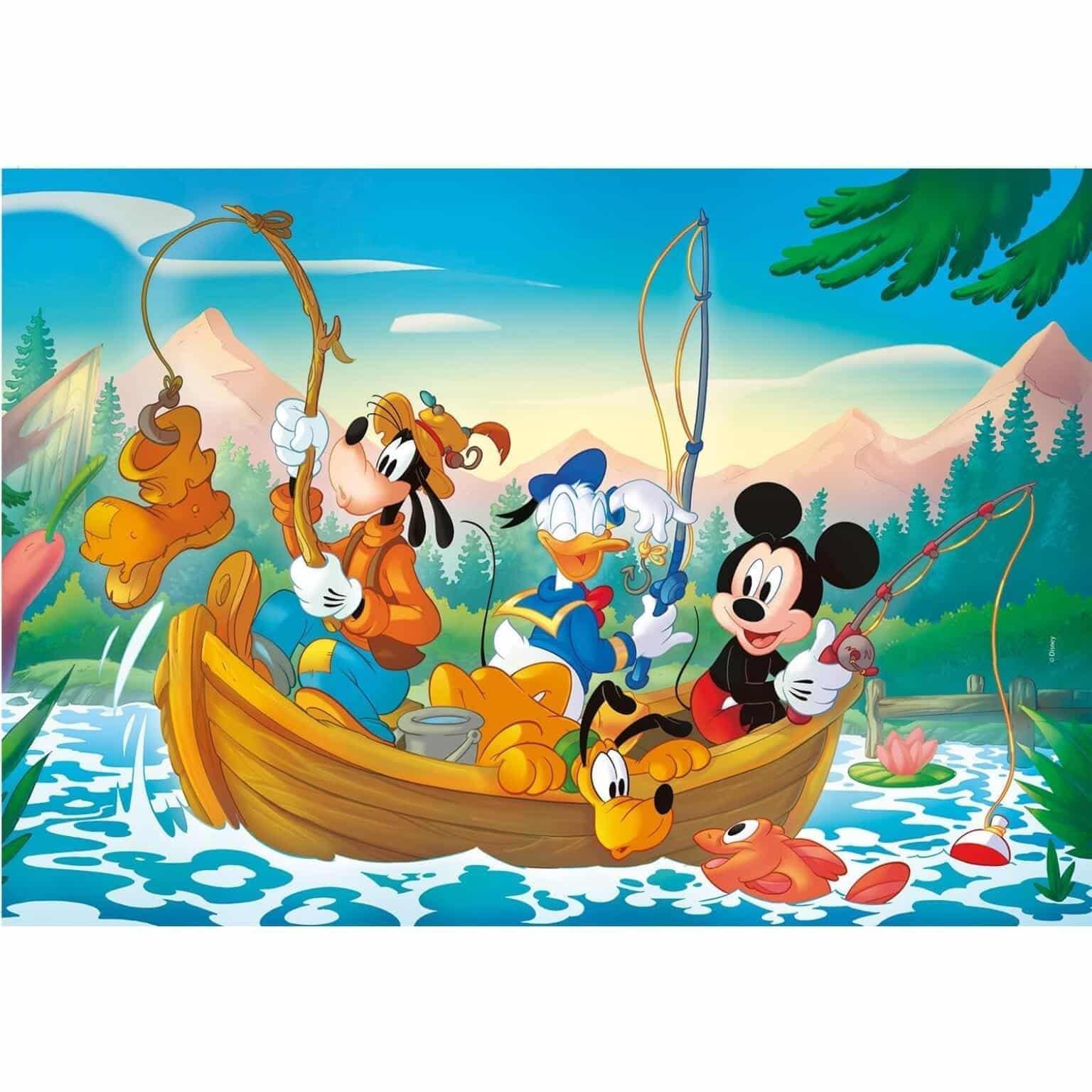Puzzle Disney Mickey e amigos 3 x 48 pçs - Brincatoys