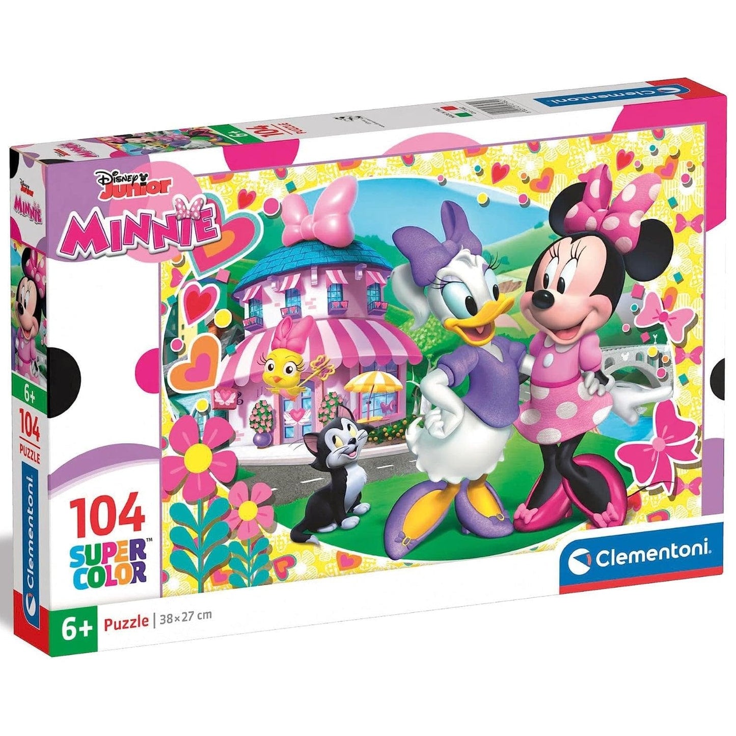 Apresentamos Puzzle Disney Minnie e Amigas 104 peças com o SKU 552798224 recomendado para + 6 anos