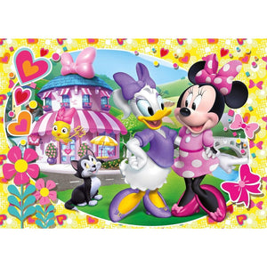 Puzzle Disney Minnie e Amigas 104 peças - Brincatoys