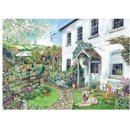 Introducing Falcon Puzzle 1000 pieces - Cottage with a View with SKU 81132623 recommended for ages 12+