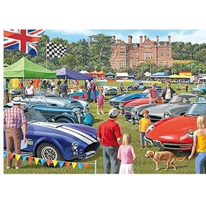 Introducing Falcon Puzzle 1000 pieces - The Car Show with SKU 81129823 recommended for ages 12+