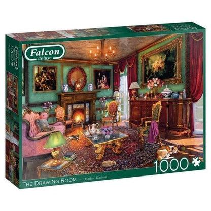 Introducing Falcon Puzzle 1000 pieces - The Drawing Room with SKU 81136523 recommended for ages 12+