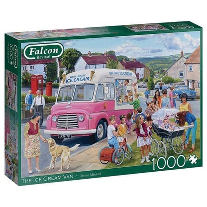 Introducing Falcon Puzzle 1000 pieces - The Ice Cream Van with SKU 81133923 recommended for ages 12+