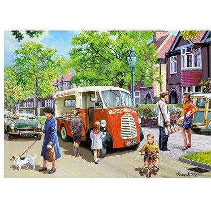Introducing Falcon Puzzle 1000 pieces - The Milkman with SKU 81132423 recommended for ages 12+