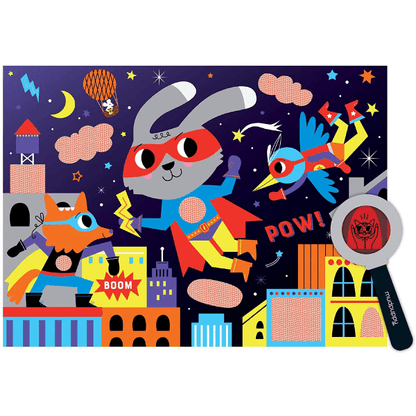 Introducing Secret Image Super Heroes Puzzle with SKU 275575719 recommended for ages 3+