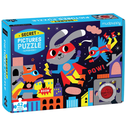 Introducing Secret Image Super Heroes Puzzle with SKU 275575719 recommended for ages 3+