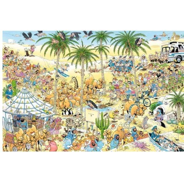 Puzzle Jan Van Haasteren 1000 pçs -The Oasis - Brincatoys