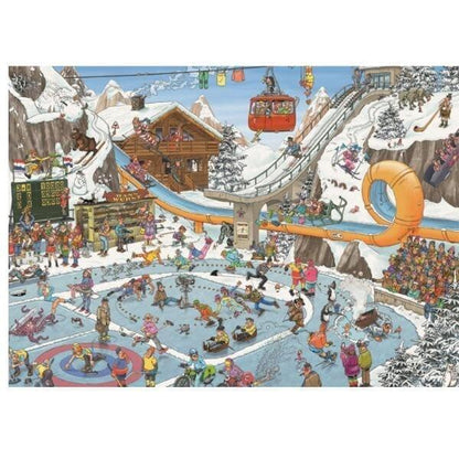 Introducing Jan Van Haasteren Puzzle 1000 pieces - Winter Games with SKU 81906523 recommended for ages 12+