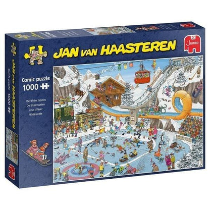 Introducing Jan Van Haasteren Puzzle 1000 pieces - Winter Games with SKU 81906523 recommended for ages 12+