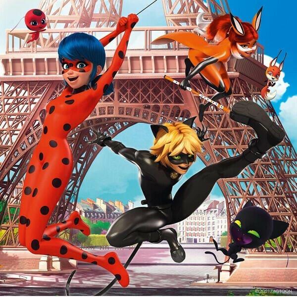 Apresentamos Puzzle LadyBug 3 x 49 pçs com o SKU 860518922 recomendado para + 5 anos