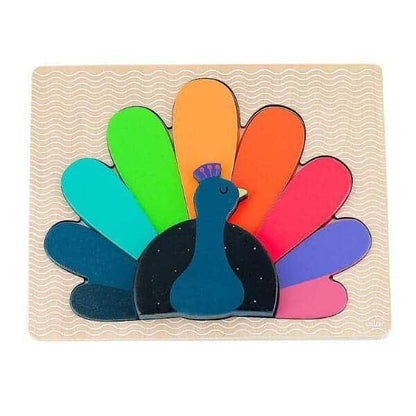 Introducing Wooden Peacock Puzzle with SKU 26741323 recommended for ages 12 months+