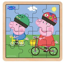 Apresentamos Puzzle Madeira Peppa Pig - Passeio de Bicicleta com o SKU 50900623 recomendado para + 12 meses