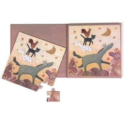 Introducing Magnetic Puzzle - Musicians of Bremen with SKU 723070823 recommended for + 3 years
