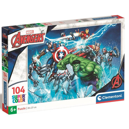 Introducing Marvel Avengers Puzzle 104 pieces with SKU 552574424 recommended for ages + 6 years