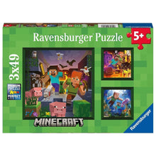 Apresentamos Puzzle Minecraft 3 x 49 pçs com o SKU 775621723 recomendado para + 5 anos