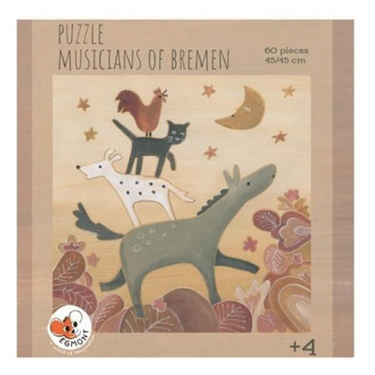 Introducing Puzzle - Musicians of Bremen 60 pcs with SKU 727007923 recommended for + 4 years