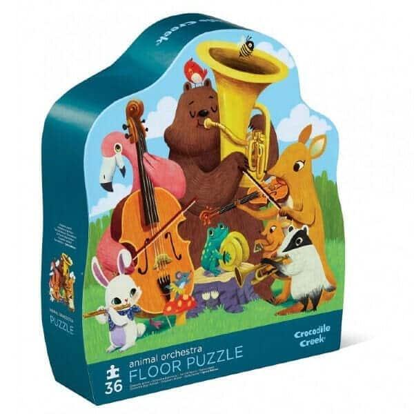 Puzzle Orquestra Animal 36 pçs - Brincatoys