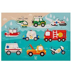 Puzzle Pegas Veículos de Emergência - Brincatoys