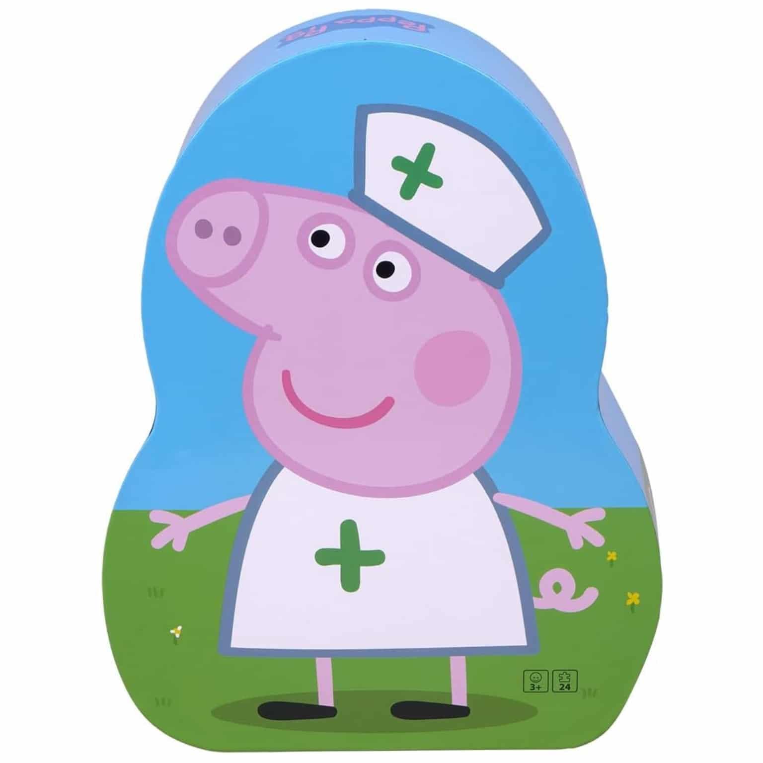 Apresentamos Puzzle Peppa Pig - Peppa Enfermeira com o SKU 50895323 recomendado para + 3 anos
