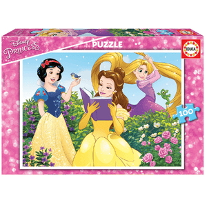 Puzzle Princesas Disney 100 pçs - Brincatoys