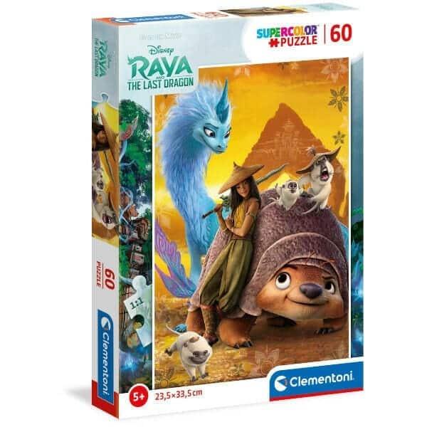 Apresentamos Puzzle Raya e o último Dragão 60 pçs com o SKU 777004021 recomendado para + 5 anos