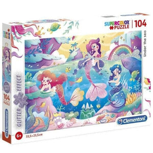 Puzzle Sereias 104 pçs - Brincatoys