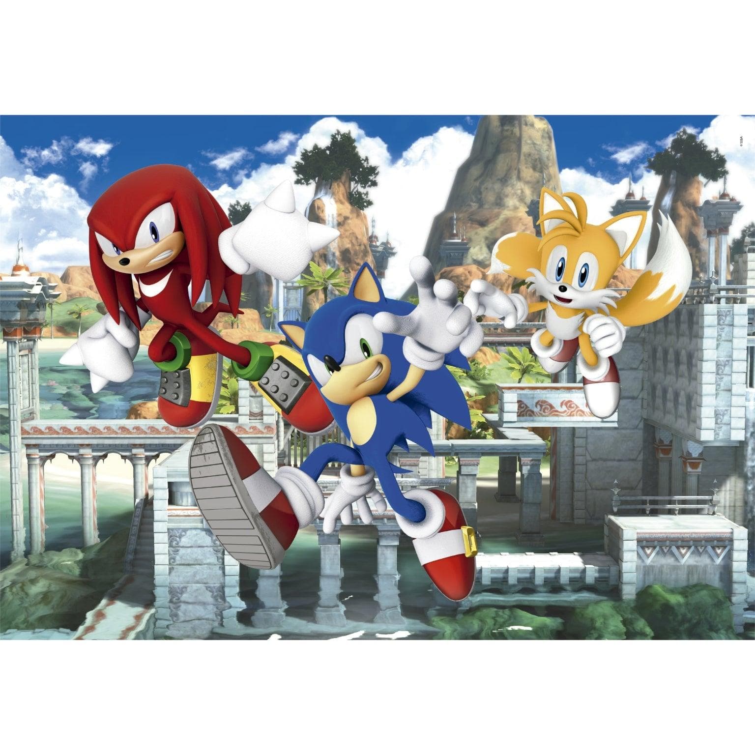Apresentamos Puzzle Sonic e Amigos 3 x 48 peças com o SKU 552528024 recomendado para + 5 anos