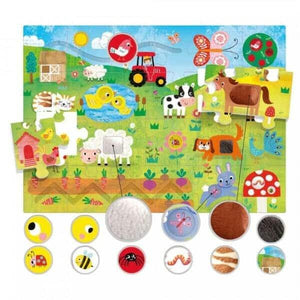 Puzzle Táctil Montessori - Brincatoys