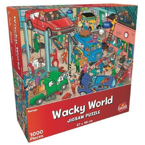 Puzzle Wacky World -Garage - Brincatoys