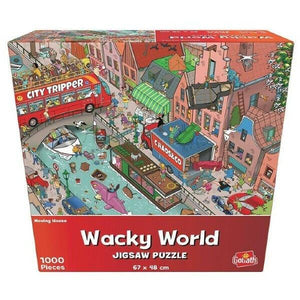 Puzzle Wacky World Moving House - Brincatoys