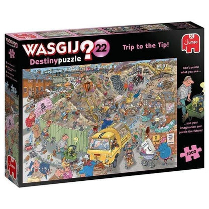 Introducing Wasgij? Puzzle 1000 pieces - Trip to the Tip! with SKU 82500123 recommended for ages 12+