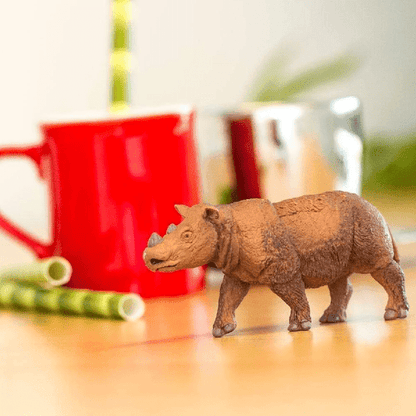 Introducing Rubber figure - Sumatran Rhinoceros with SKU 430010321 recommended for ages 3+