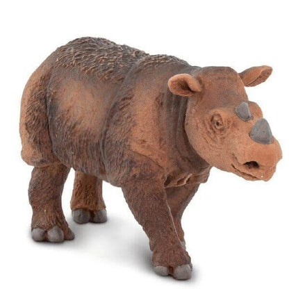 Introducing Rubber figure - Sumatran Rhinoceros with SKU 430010321 recommended for ages 3+