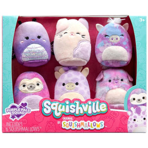 Squishville Mini Squishmallows - Esquadrão Violeta - Brincatoys