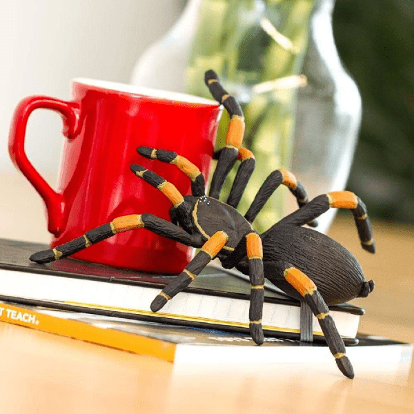 Apresentamos Figura de borracha - Tarântula-de-joelhos-vermelhos com o SKU 434200623 recomendado para + 3 anos